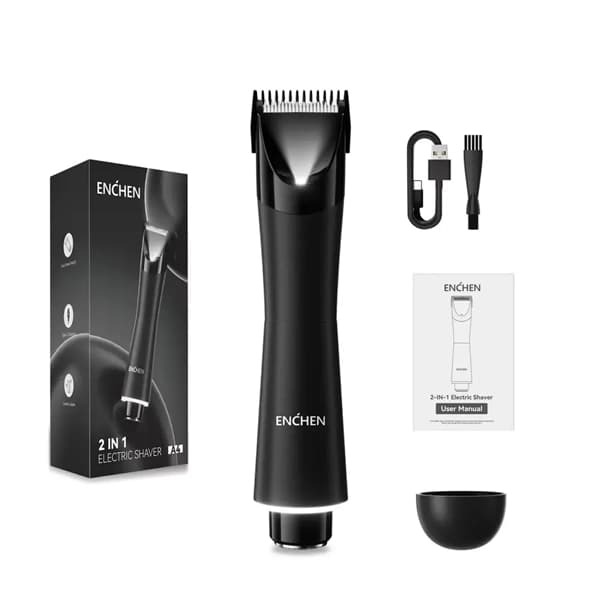 ماشین اصلاح موی سر و بدن Xiaomi ENCHEN A4 2-in-1 Electric Body Shaver — تصویر ۳