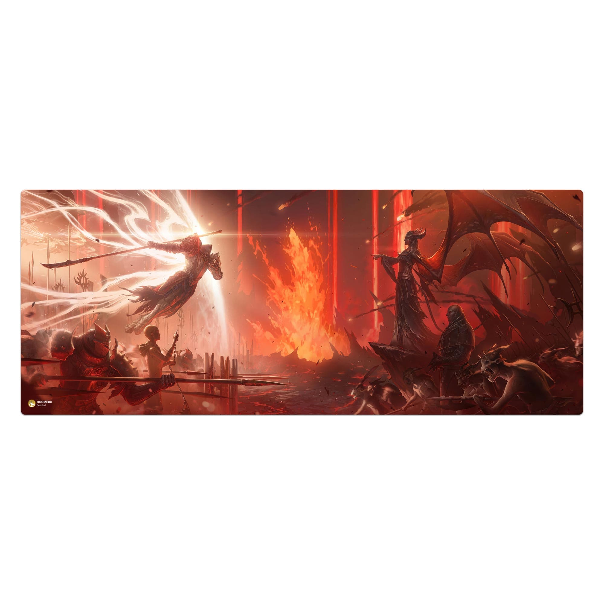 دسک پد هومرو مدل HX463 طرح بازی Diablo سایز 40×100 سانتی‌متر