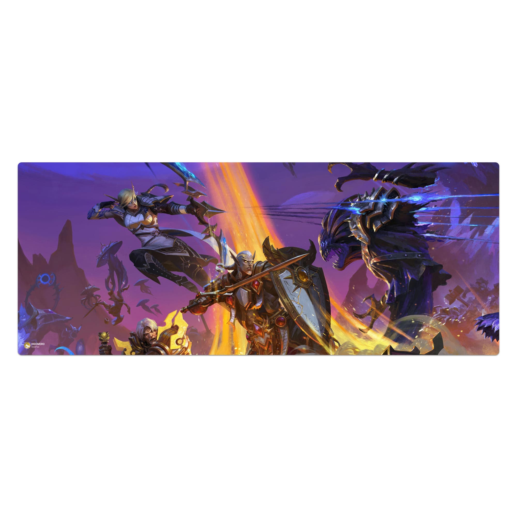 دسک پد هومرو مدل HX613 طرح World of Warcraft سایز 40×100 سانتیمتر