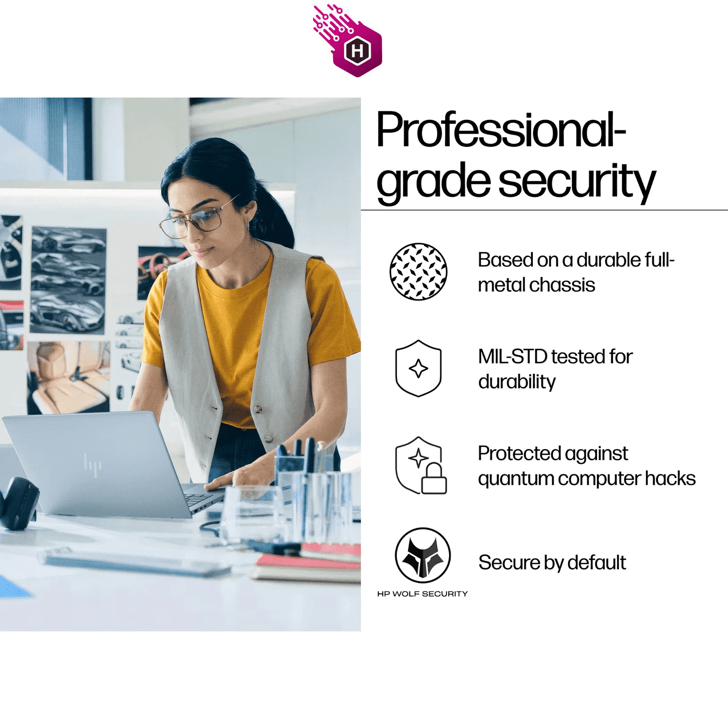 لپ تاپ “16.1 لمسی اچ پی HP Zbook 8G1i 16 | NPU | Ultra 7-265H | 16G D5 | 1T SSD | 4G RTX 500 ada — تصویر ۳