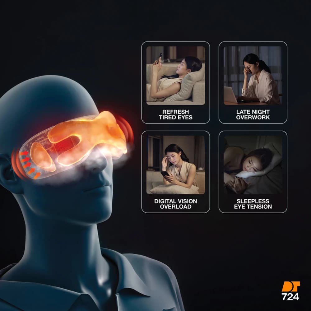 ماساژور چشم گرین لاین – مدل GNEYEMSG41WH — تصویر ۳