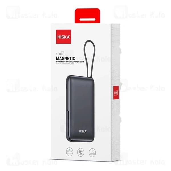پاوربانک وایرلس 10000 مگنتی هیسکا Hiska HP-133PD توان 22.5 وات — تصویر ۸