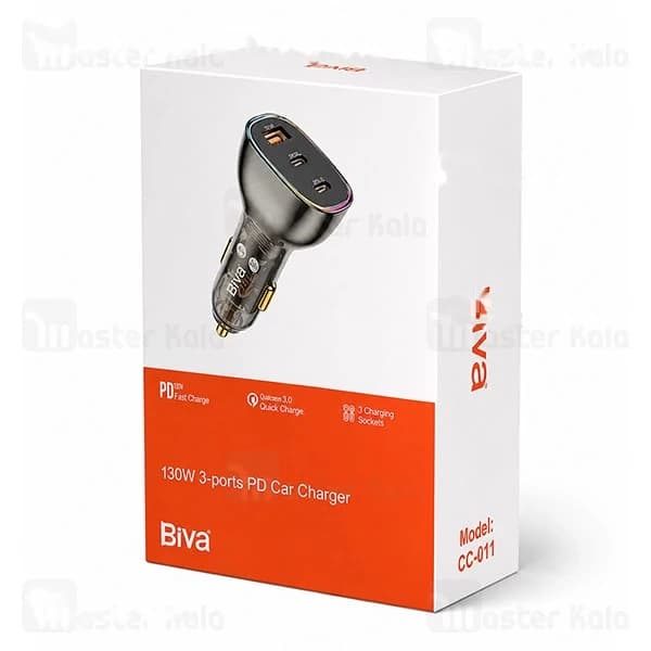 شارژر فندکی بیوا Biva CC-011 توان 130 وات — تصویر ۵