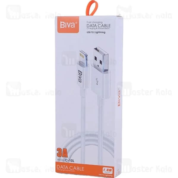 کابل لایتنینگ بیوا Biva C-10L طول 1.5 متر توان 15 وات — تصویر ۵