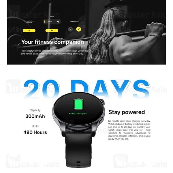 ساعت هوشمند شیائومی گلوریمی Glorimi GC Round — تصویر ۵