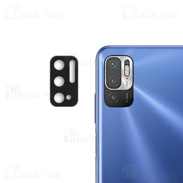 محافظ لنز فلزی دوربین موبایل شیائومی Xiaomi Redmi Note 10 5G / Poco M3 Pro / M3 Pro 5G Metal Lens — تصویر ۲