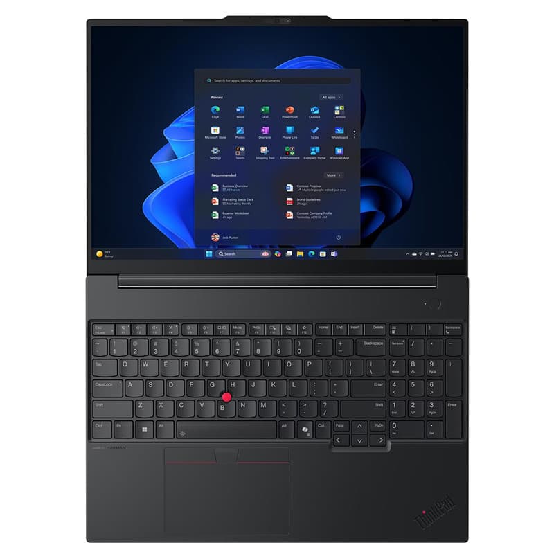 لپ تاپ 16 اینچی لنوو مدل ThinkPad E16 Gen 3-Core Ultra 5 226V-16GB LPDDR5X 8533MHz-1TB SSD-IPS-Backlit-Fingerprint-W - کاستوم شده — تصویر ۴