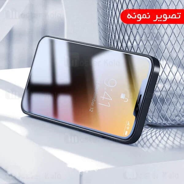 گلس حریم شخصی تمام صفحه تمام چسب سامسونگ Samsung Galaxy M62 / F62 Privacy Glass — تصویر ۴