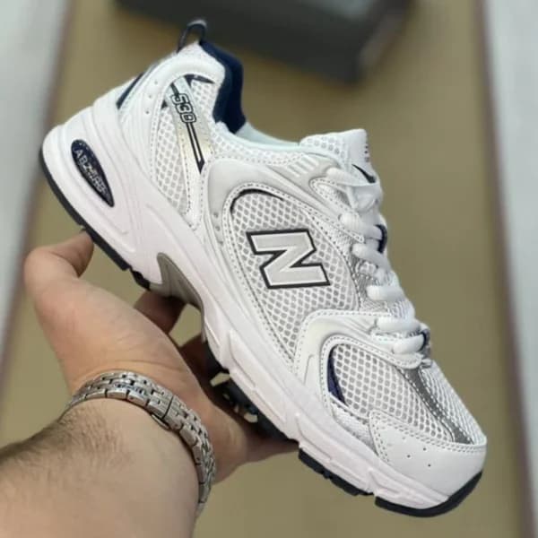 کفش نیوبالانس New Balance 530 White Silver Navy