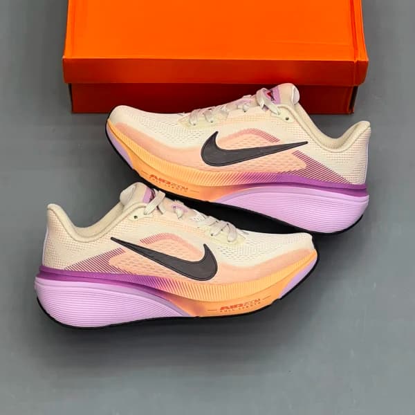 نایک ایر زوم پگاسوس کرم نارنجی بنفش Nike Air Zoom Pegasus 42