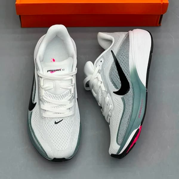 نایک ایر زوم پگاسوس خاکستری سبز Nike Air Zoom Pegasus 42 — تصویر ۲