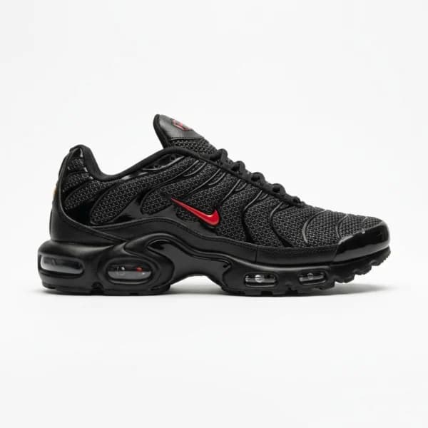 نایک تی ان ایرمکس مشکی لوگو قرمز Nike TN Air Max Plus