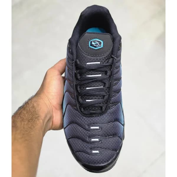 نایک تی ان ایرمکس پلاس مشکی آبی فیروزه‌ای Nike TN Air Max Plus — تصویر ۳