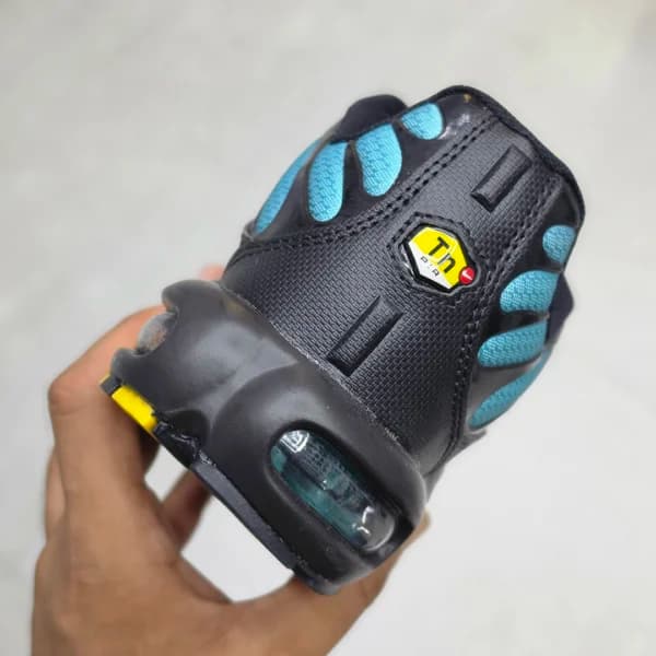 نایک تی ان ایرمکس پلاس مشکی آبی فیروزه‌ای Nike TN Air Max Plus — تصویر ۷