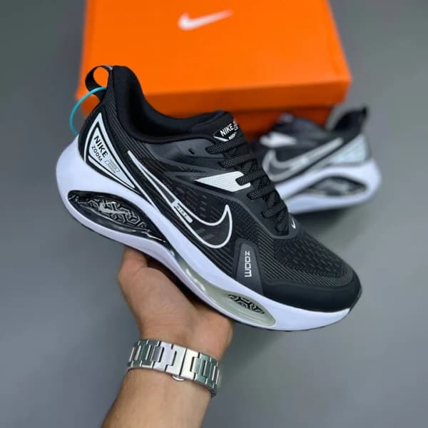نایک وین فلو زوم مشکی سفید Nike Winflo Zoom 2 — تصویر ۴