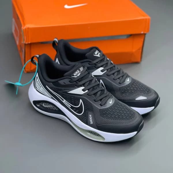 نایک وین فلو زوم مشکی سفید Nike Winflo Zoom 2 — تصویر ۲