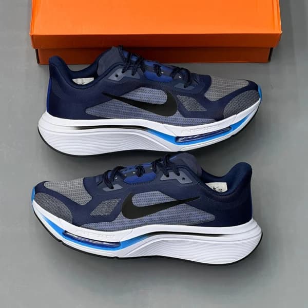 نایک پگاسوس پلاس سرمه‌ای مشکی آبی سفید Nike Pegasus Plus 2