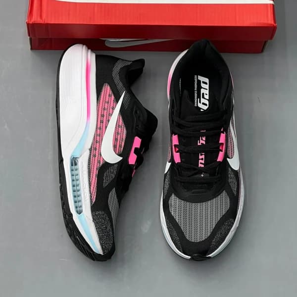 نایک پگاسوس پلاس مشکی سرخابی سفید آبی یخی Nike Pegasus Plus 2 — تصویر ۲