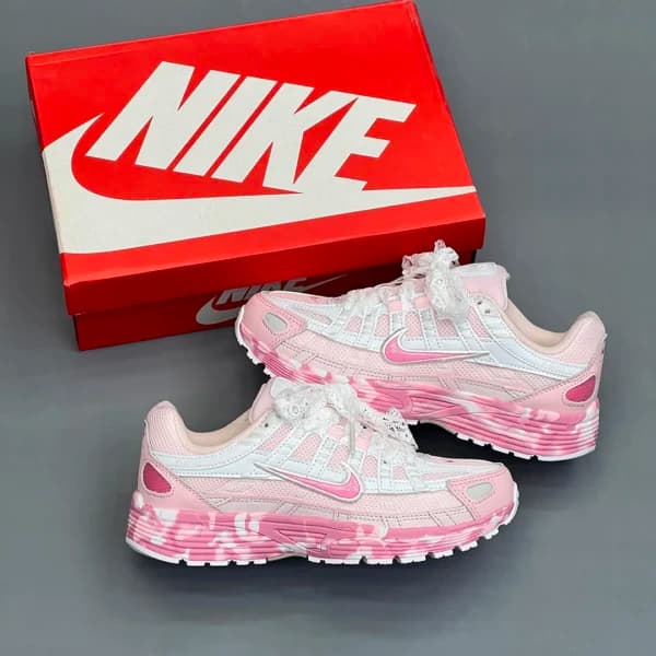 نایک پی 6000 صورتی سفید Nike P-6000