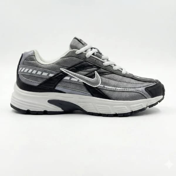 نایک اینیشیتور نقره‌ای خاکستری مشکی سفید Nike Initiator Anthracite Metallic Cool Grey IB3083-001