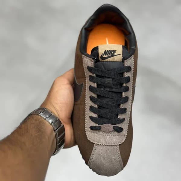 نایک کورتز قهوه‌ای مشکی ولوت Nike Cortez ’23 Velvet Brown FJ5180-200 — تصویر ۴