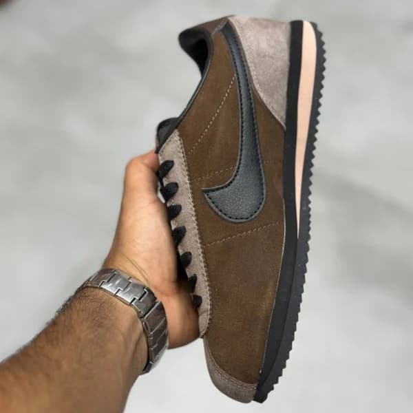 نایک کورتز قهوه‌ای مشکی ولوت Nike Cortez ’23 Velvet Brown FJ5180-200 — تصویر ۳