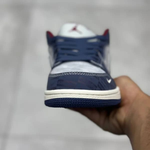 جردن ۱ لو سوپریم سرمهای طوسی Jordan 1 Low Supreme Midnight Navy — تصویر ۷