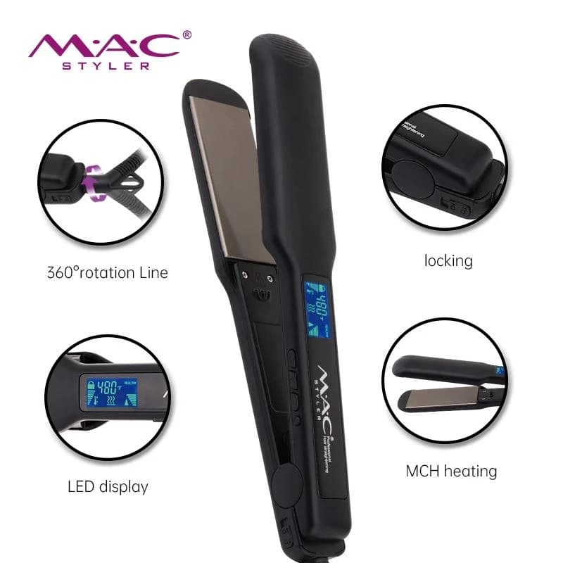 اتو مو مک استایلر MC-5524 | گرم شدن 25 ثانیه‌ای و نمایشگر دما — تصویر ۳