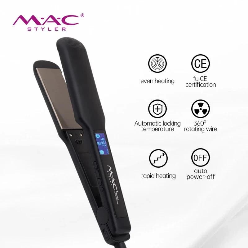 اتو مو مک استایلر MC-5524 | گرم شدن 25 ثانیه‌ای و نمایشگر دما — تصویر ۴