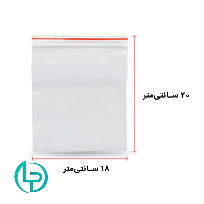 زیپکیپ 20×18 هر بسته 100 عددی