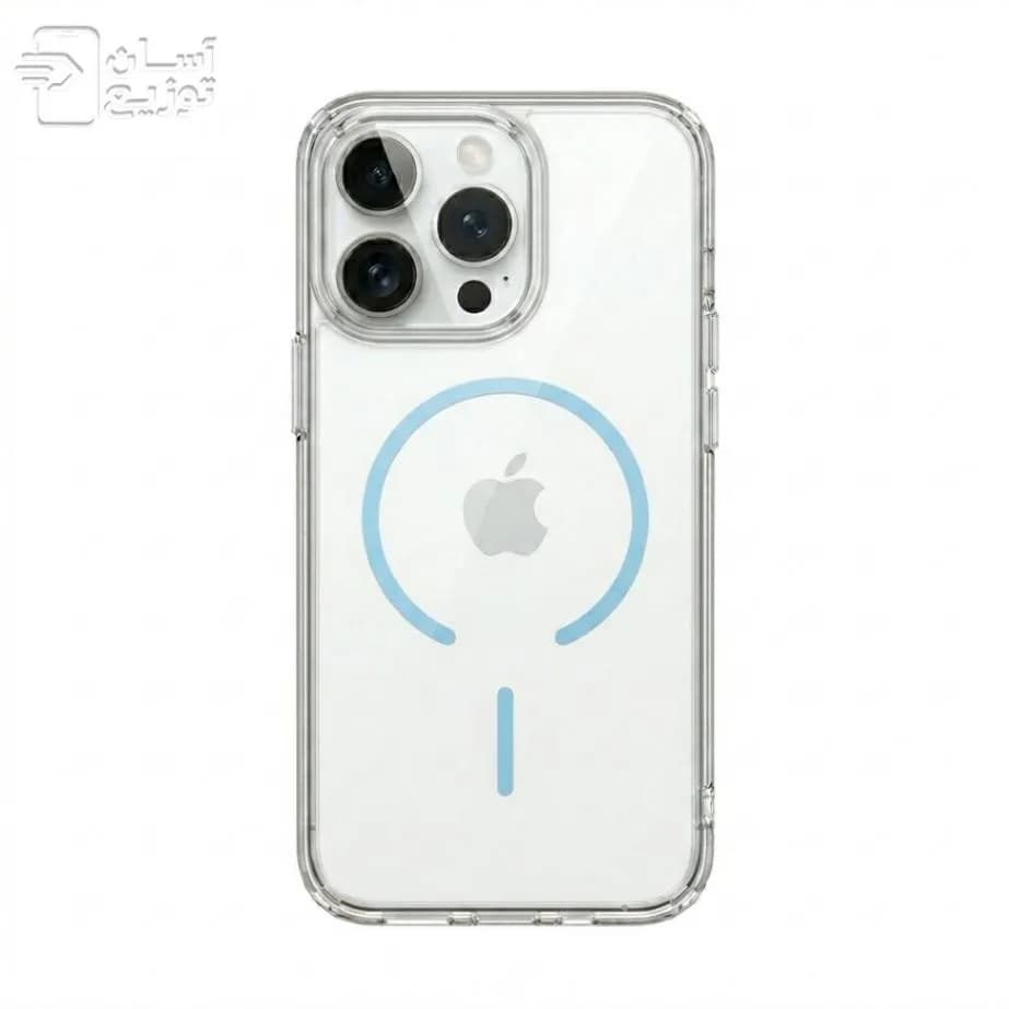 کاور شفاف مگسیف آیفون 13پرومکس مدل magnetic clear case