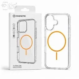 کاور شفاف مگسیف آیفون 16 مدل magnetic clear case — تصویر ۳