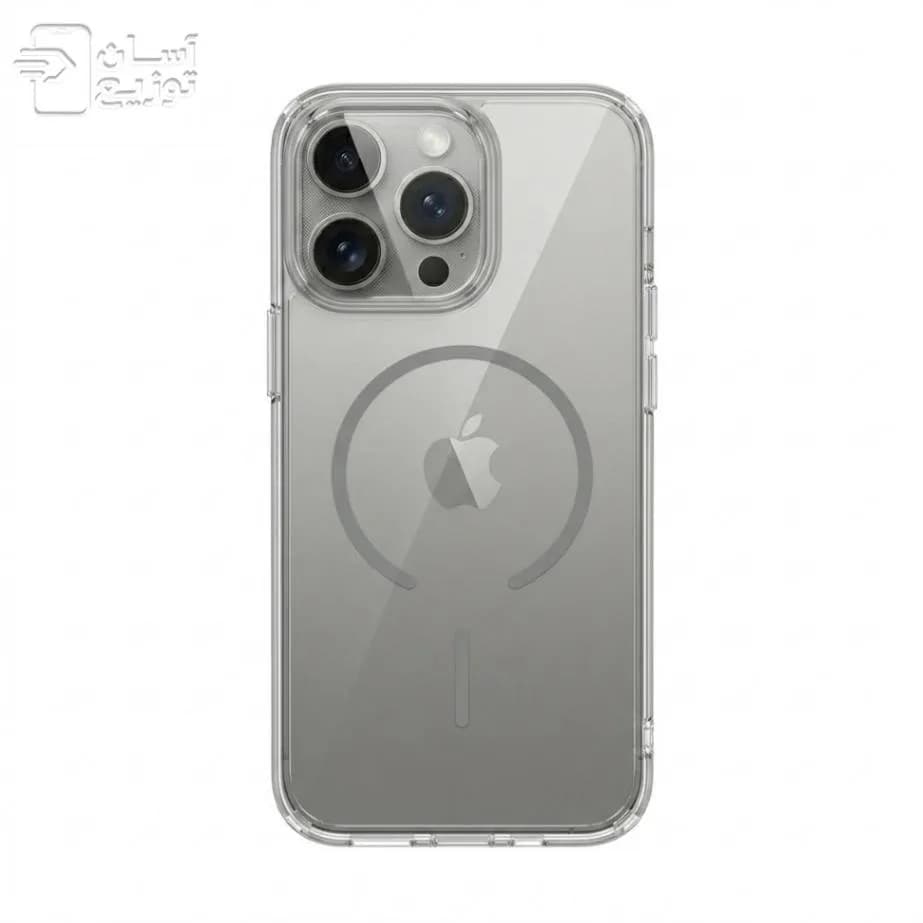 کاور شفاف مگسیف آیفون 16پرو مدل magnetic clear case — تصویر ۵
