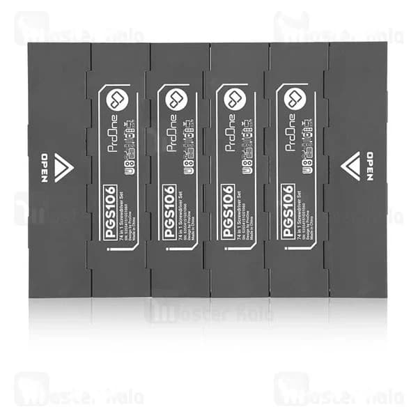 پیچ گوشتی پرووان Proone 74 IN 1 SCREWDRIVER SET PGS106 — تصویر ۳
