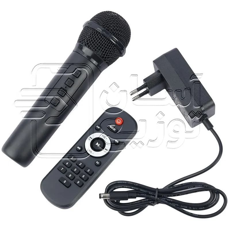 اسپیکر چمدانی بلوتوثی Sing-e مدل ZQS 8236 + با قابلیت RGB + ریموت کنترل — تصویر ۶
