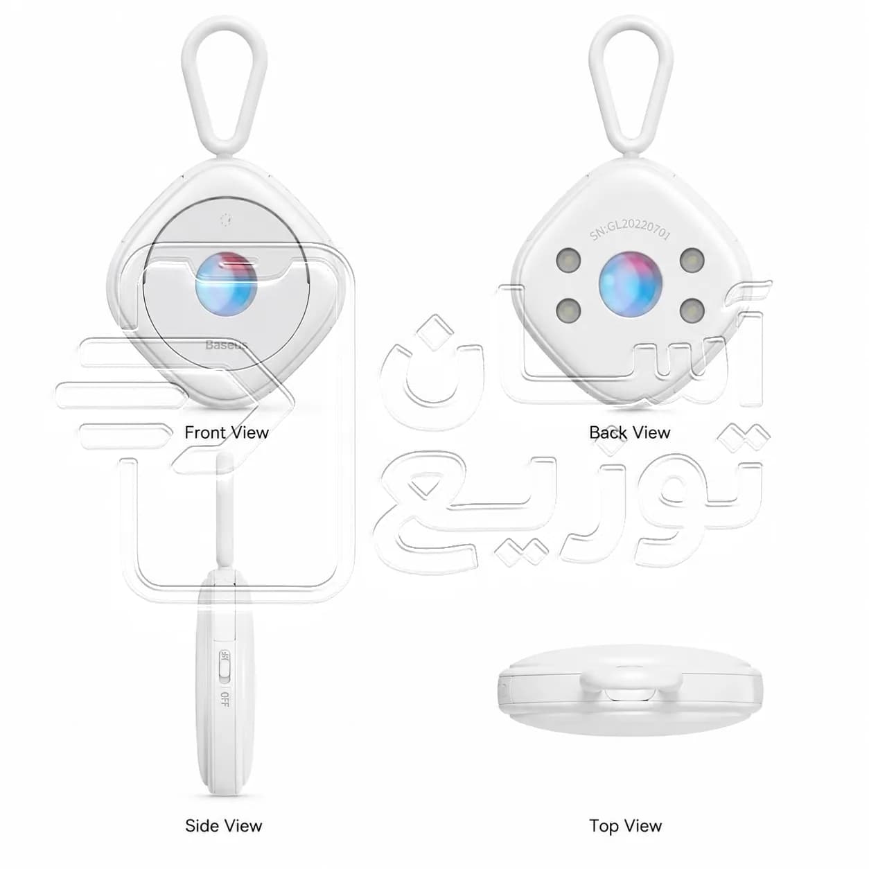 دوربین یاب شارژی بیسوز baseus مدل HEYO CAMERA DETECTOR — تصویر ۶