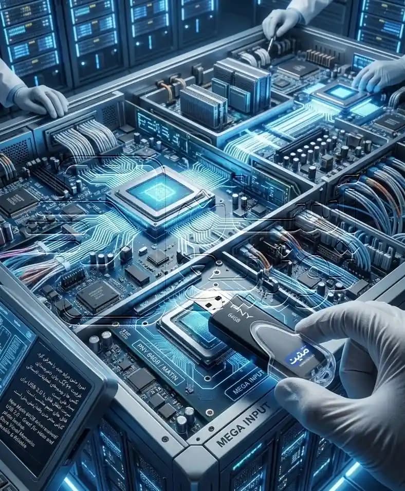 فلش مموری PNY مدل USB2 ظرفیت 64 گیگابایت با گارانتی مادام متین — تصویر ۳