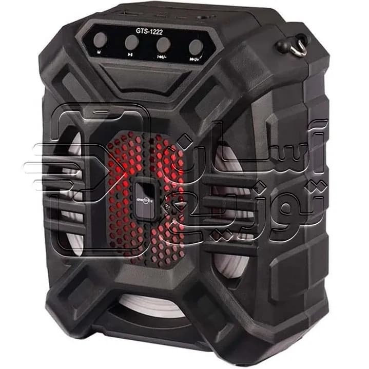اسپیکر بلوتوثی Great nice مدل GTS-1222 + به همراه میکروفون + بند آویز — تصویر ۳