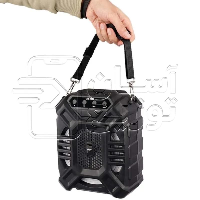 اسپیکر بلوتوثی Great nice مدل GTS-1222 + به همراه میکروفون + بند آویز — تصویر ۴