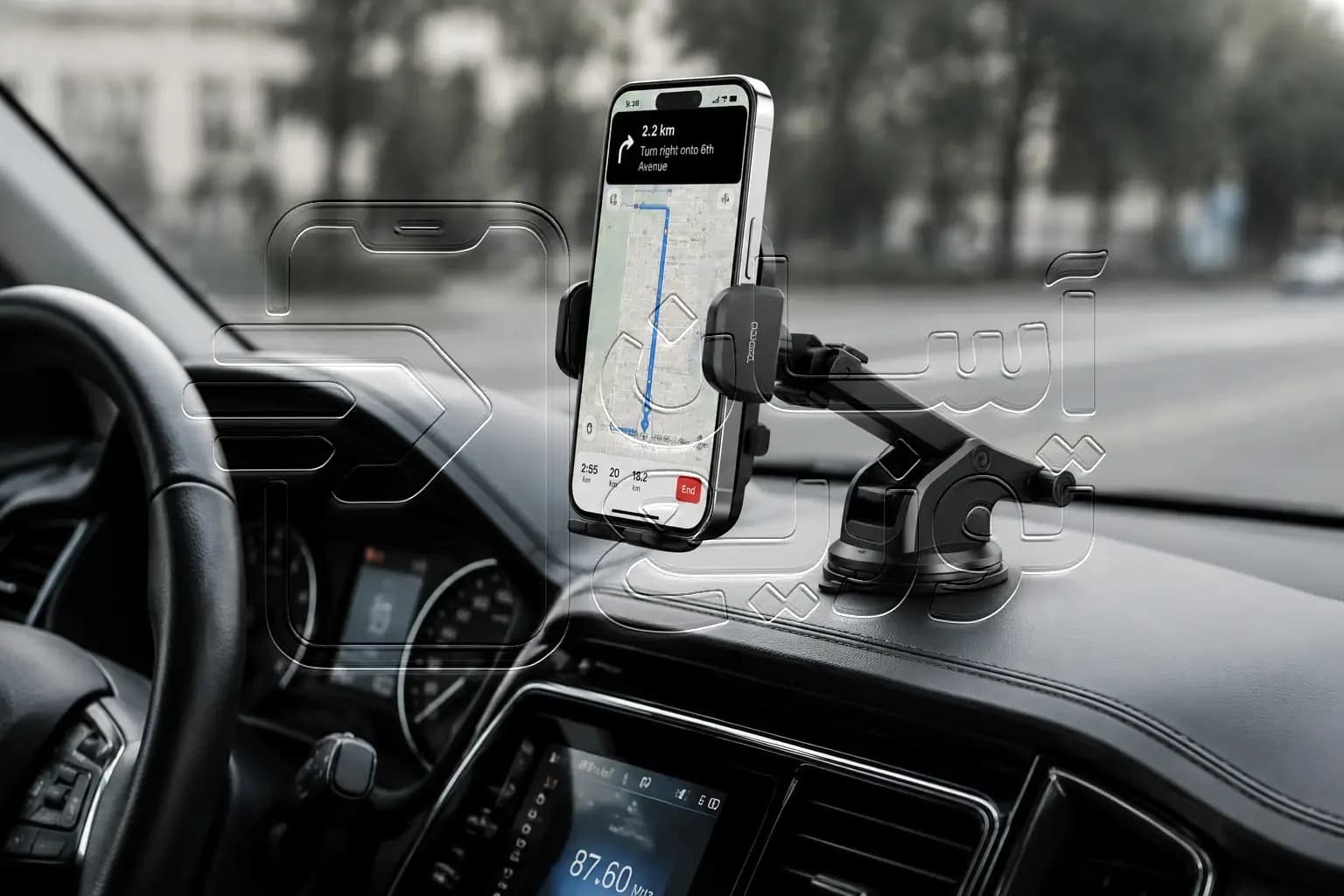 هولدر نگهدارنده موبایل ترانیو Tranyoo مدل tranyoo car holder T-Z16 — تصویر ۳