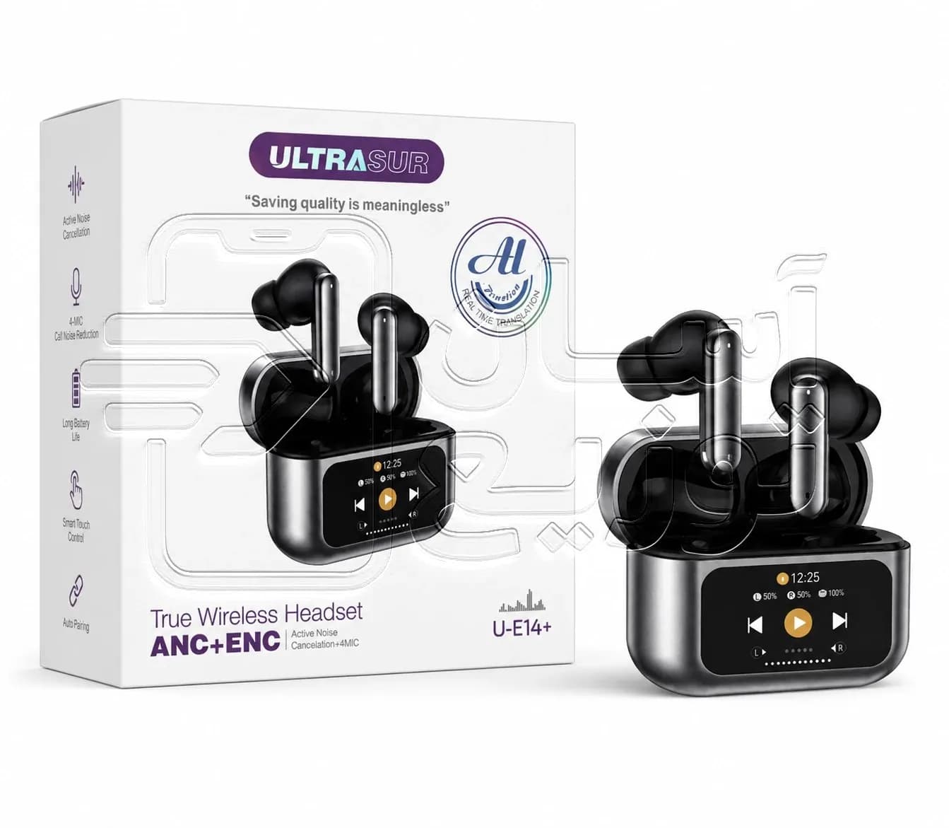 ایرپاد مترجم اولتراسور مدل Ultarsur U-E14+ نسل جدید ایرپاد های مترجم Translator + مترجم جیبی با قابلیت پشتیبانی از 160 زبان مختلف + ترجمه مکالمه آزاد + ترجمه متقابل + گارانتی 6 ماهه آسان توزیع — تصویر ۳
