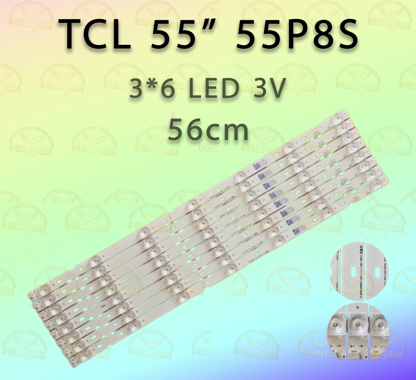بک‌ لایت تی سی ال 55 اینچ مدل 55P8S – TCL 55S525