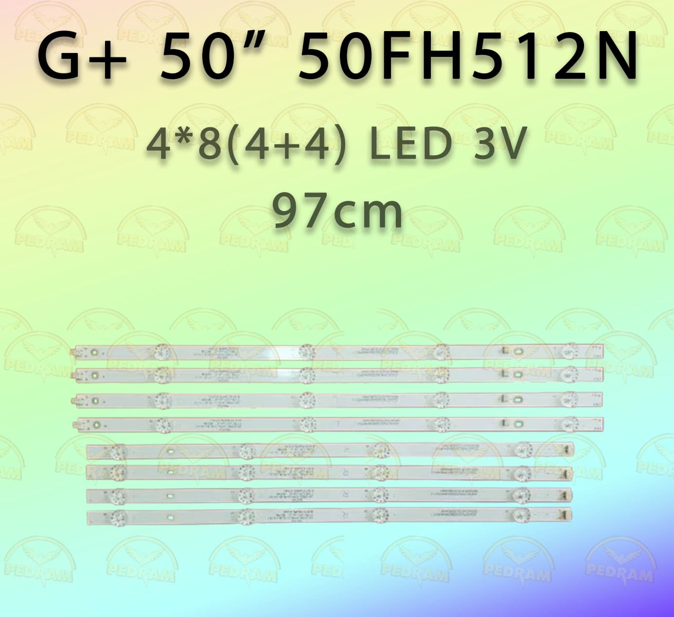 بک‌ لایت جی پلاس 50 اینچ مدل GTV-50FH512N