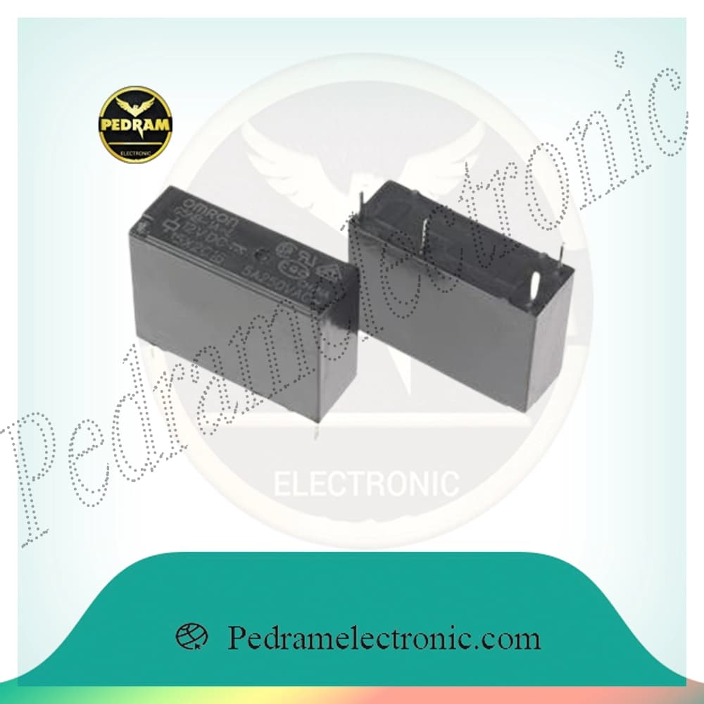 رله ۱۲ ولت OMRON مدل G5NB‑1A – رله مینیاتوری با یک کنتاکت باز/بسته (SPDT) برای کنترل مدارات کوچک