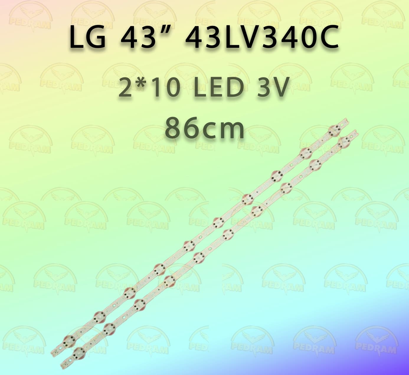 بک لایت تلویزیون ال جی 43 اینچ مدل 43LV340C – 43UJ69000