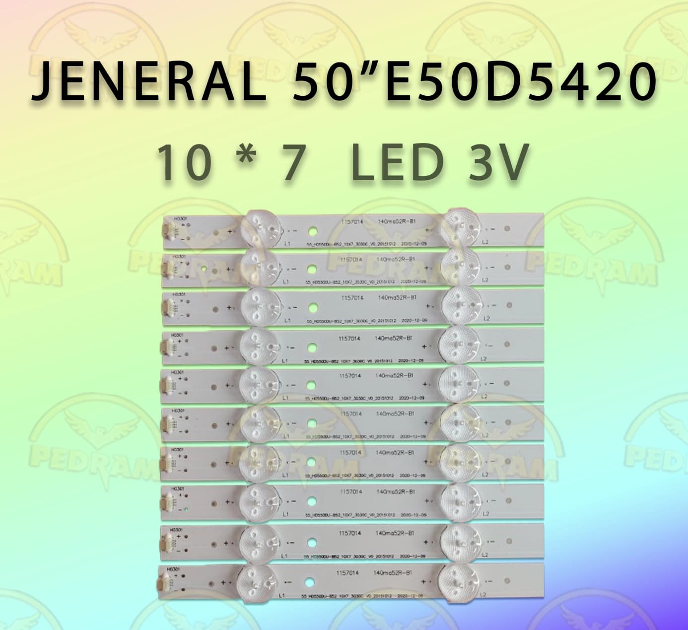بک لایت تلویزیون جنرال 50 اینچ مدل 50D5420 — تصویر ۲