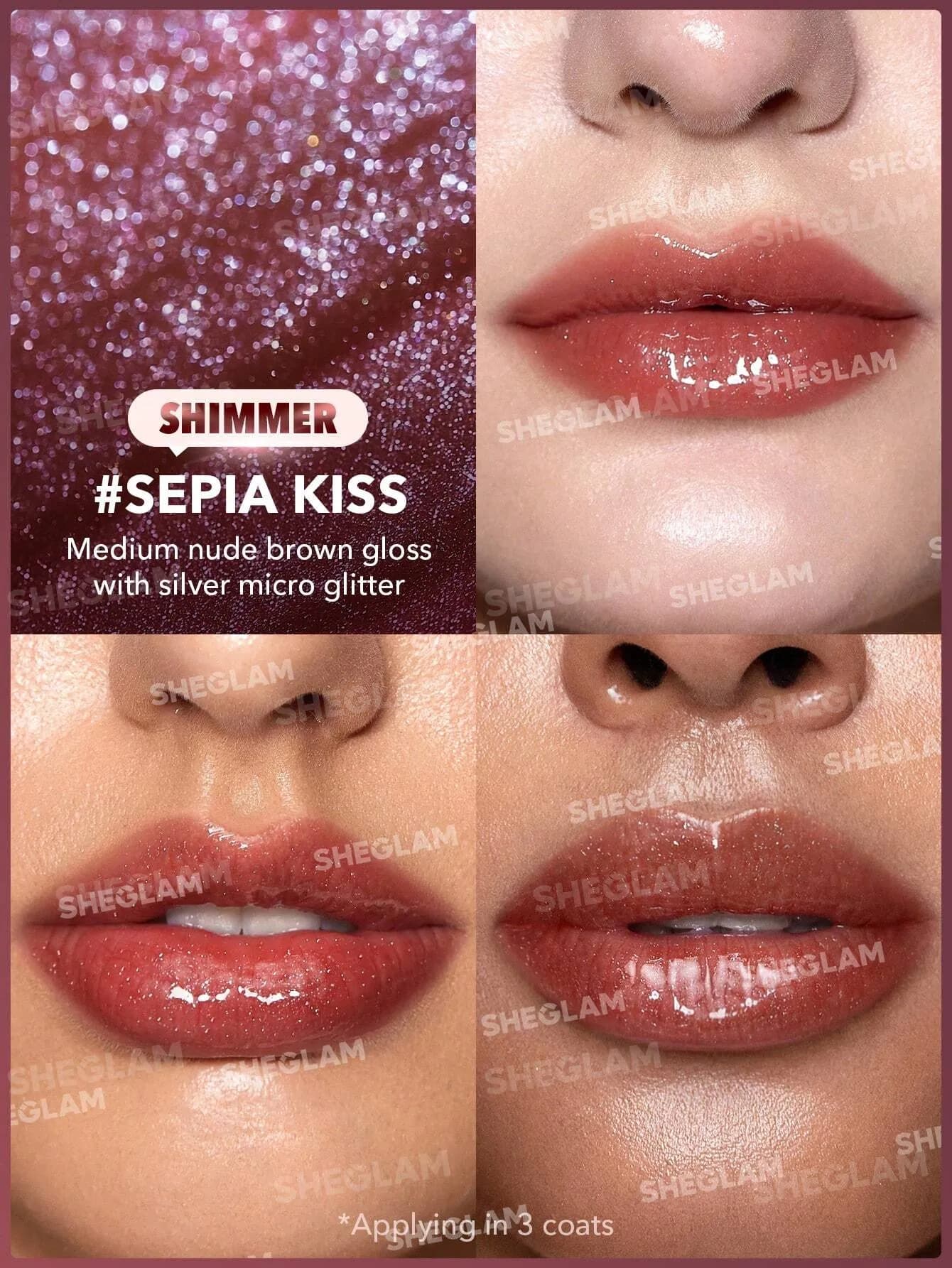 لیپ پلامپر براق شاین دار شیگلم مدل Pout-Perfect Shimmer — تصویر ۶