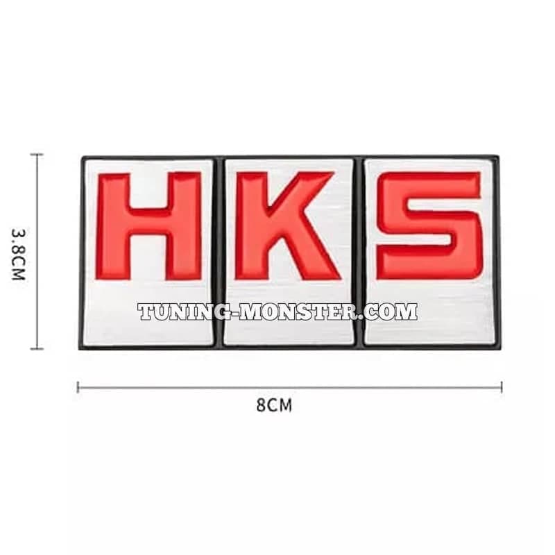 آرم فلزی HKS قرمز — تصویر ۵