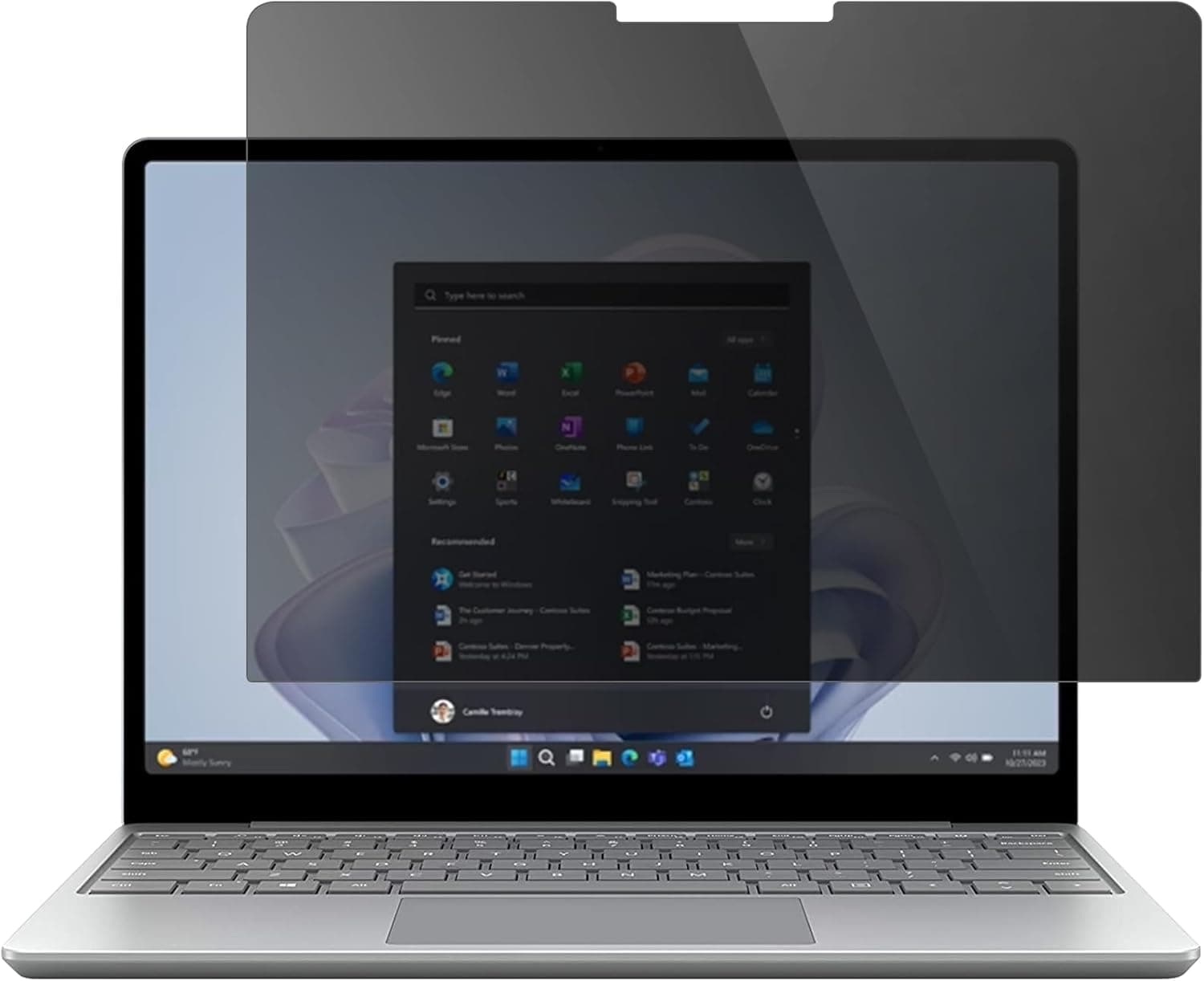 محافظ پرایوسی صفحه نمایش سرفیس لپتاپ گو 1/2/3 (12.4 اینچ) مدل iProtec Privacy