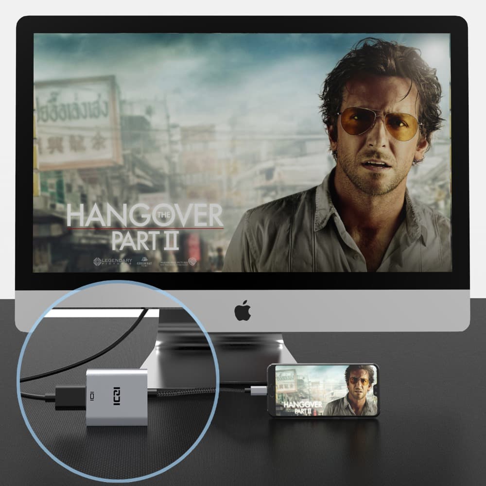 مبدل USB Type-C به VGA مدل ICZI — تصویر ۲